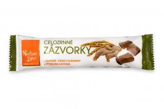 Zázvorky - celozrnné sušenky plněné zázvorovou náplní - Nature Line 65g