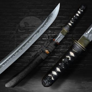 Musashi Japanese Wakizashi - T-10 Steel, Choji Hamon