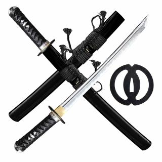 wakizashi Kodachi Shapu - 1,40 Shaku - Japanese iaido Sword - AISI 1065 Steel, Real Choji Hamon, Yokote - II.jakost