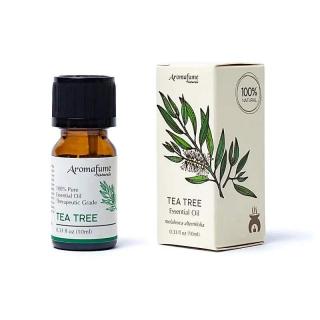 100% Tea Tree olej 10ml | AromaFume Naturals (Přírodní esenciální olej Tea Tree. Tento olej je pečlivě destilován z listů australského čajovníku, známého pro své antiseptické a antibakteriální vlastnosti. 100% kvalitní, čístý a přírodní olej.)