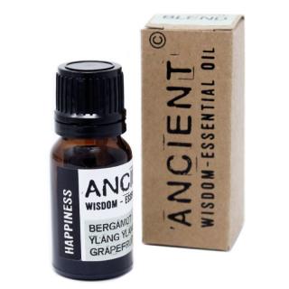 AromaFactory - Buď Šťastný 10ml, Směs esenciálních olejů Ylang Ylang, Bergamot, Grapefruit, pomáhá s depresemi, ale také jako afrodisiakum