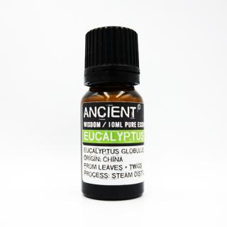 AromaFactory - Eukalyptus 10ml, 100% Přírodní Esenciální Olej, Latinský název Eukalyptus Globulus