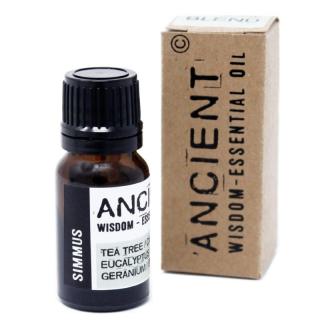 AromaFactory - Simmus Anticovid 10ml, Směs esenciálních olejů z Eukalyptu, Čajovníku, Pomeranče, Kafru, Gerania a Máty pro pomoc a jako prevence proti Chřipce a dalším nemocem.