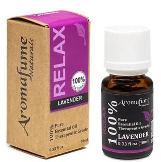 Relax Levander 10ml | Esenciální olej z Levandule (Relax Levander je čistý 100% esenciální olej s květinovou vůní, kdo by neznal úžasnou vůní levandule, je vhodný pro pocit klidu, uklidnění a hlubokého spánku. Ideální k použití do aromadifuzérů a aromalam