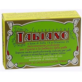 Tabiano BioSulfur 125g mýdlo na mastnou pleť (Mýdlo Tabiano Super Soap je podpořeno špičkovým trichologickým výzkumem, který kombinuje ty nejkvalitnější ingredience a přináší výjimečné výsledky, v účinnosti čištění a ochrany. Díky svému jedinečnému složen