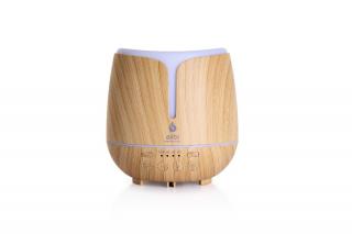 Ultrazvukový Aroma Difuzér Air Sonic 300ml světlé dřevo, LED osvětlení, Intervalový režim, Bluetooth reproduktor na přehrávání hudby, Dálkové ovládání