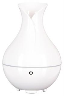 Ultrazvukový Aroma Difuzér Monet 200ml bílý lesk + LED podsvícení Časovač, Elektrické napájení