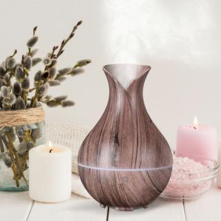 Ultrazvukový Aroma Difuzér Monet 200ml šedé dřevo + LED podsvícení Časovač, Elektrické napájení