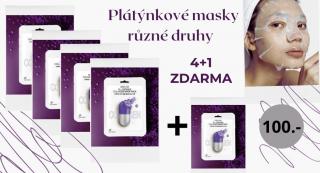 LEBELAGE - Plátýnkové masky 23ml  4+1 ZDARMA Anti-Aging s Coenzyme Q10 23 ml: 4+1