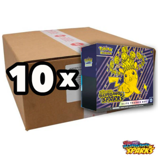 Pokémon TCG: SV08 Surging Sparks - Elite Trainer Box Case