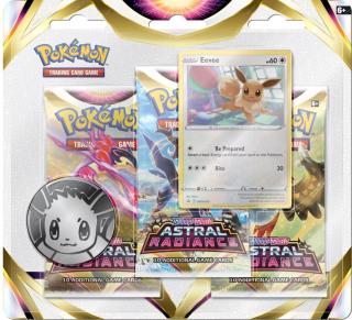 Pokémon TCG: SWSH10 Astral Radiance - 3 Blister Booster Eevee