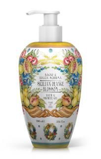 MAIOLICHE Sprchový gel/pěna do koupele SICILIAN ORANGE BLOSSOM, 700 ml