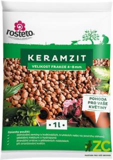 Keramzit Rosteto - 1 l 4-8 mm