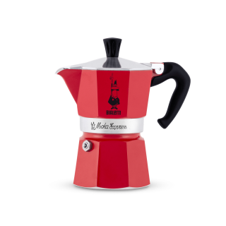 Bialetti Moka Express červená (různé velikosti) Objem v⁠ porcích: 1 porce