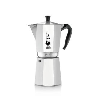 Bialetti Moka Express  (různé velikosti) Objem v⁠ porcích: 12 porcí