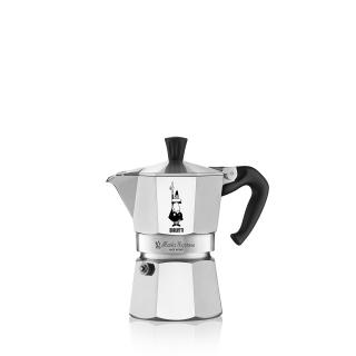 Bialetti Moka Express  (různé velikosti) Objem v⁠ porcích: 4 porce