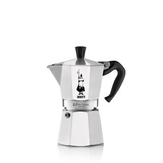 Bialetti Moka Express  (různé velikosti) Objem v⁠ porcích: 6 porcí