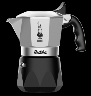 Bialetti New Brikka (různé velikosti) Objem v⁠ porcích: 2 porce