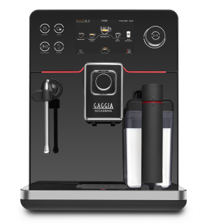 Gaggia New Accademia Black Glass