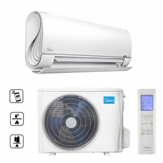 Klimatizace MIDEA BREEZELESS+ 1+1 2,6kW R32 klimatizace: BEZ MONTÁŽE