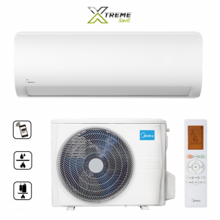 Klimatizace MIDEA XTREME SAVE 1+1 2,6 KW R32 klimatizace: BEZ MONTÁŽE