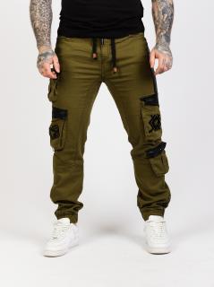 Pánské joggery CD790 KHAKI Barva: Khaki, Konfekční velikost: W31/L32