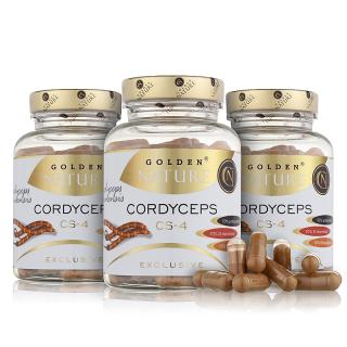 2+1 Cordyceps sinensis CS-4 50% polysacharidů 300 cps.