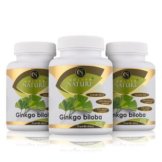 2+1 Ginkgo Biloba extrakt 50:1 60mg 300 cps.