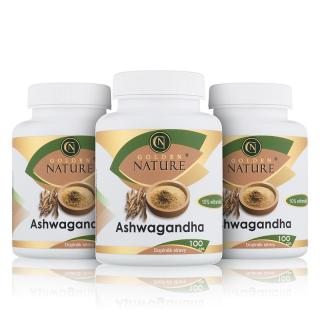 Ashwagandha (Ašvaganda) 10% withanolidů 300 cps.