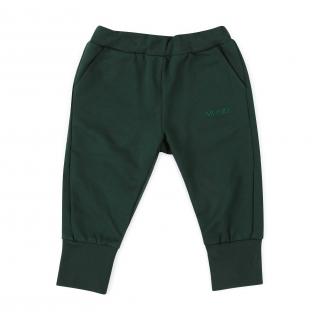 Moniel Dětské rostoucí tepláky Basic Dark Green Velikost: 104 cm