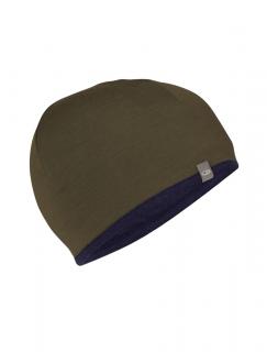 čepice ICEBREAKER Adult Pocket Hat, Loden/Midnight Navy velikost: OS (UNI)