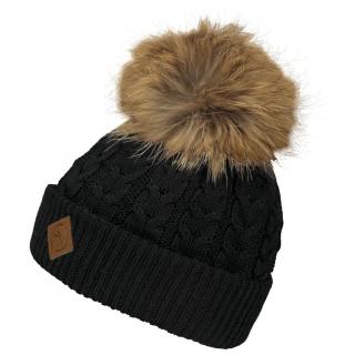 Dámská čepice POWDERHORN Beanie Ws Sweetwater, Black velikost: OS (UNI)