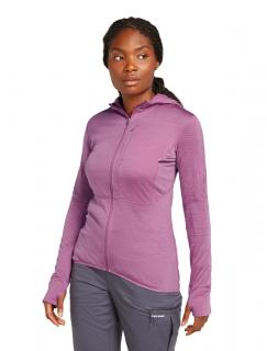 Dámská merino mikina ICEBREAKER Wmns 200 Realfleece Descender LS Zip H, Deco velikost: M