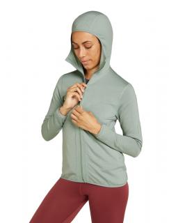 Dámská merino mikina ICEBREAKER Wmns 560 Realfleece Elemental II LS ZH, Moss velikost: M