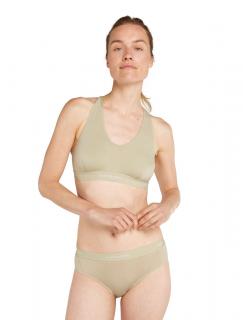 Dámská merino podprsenka ICEBREAKER Wmns 125 Cool-Lite Sprite Racerback Bra, Ashen velikost: L