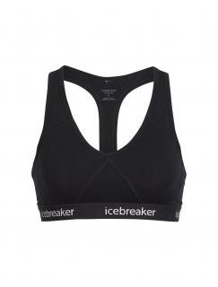 dámská merino podprsenka ICEBREAKER Wmns Sprite Racerback Bra, Black velikost: S