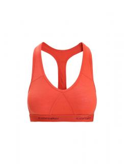 Dámská merino podprsenka ICEBREAKER Wmns Sprite Racerback Bra, Vibrant Earth velikost: XS