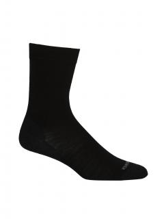 dámské merino ponožky ICEBREAKER Wmns Lifestyle Fine Gauge Crew, Black velikost: 42,5-49 (LXL)