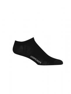 dámské merino ponožky ICEBREAKER Wmns Lifestyle Fine Gauge No Show, Black/Snow velikost: 38-40 (M)