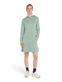 Dámské merino šaty ICEBREAKER Wmns Crush LS Dress, Moss velikost: L