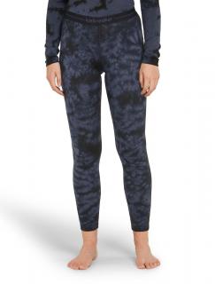 Dámské merino spodky ICEBREAKER Wmns 200 Oasis Leggings Cloud Dye, Graphite/Black/Cd velikost: L