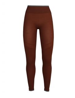 dámské merino spodky ICEBREAKER Wmns 200 Zone Seamless Leggings, Espresso velikost: S