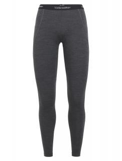 dámské merino spodky ICEBREAKER Wmns 260 Zone Leggings, Jet Hthr/Black velikost: L