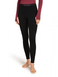 Dámské merino spodky ICEBREAKER Wmns 300 MerinoFine Polar Leggings, Black velikost: L