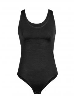 dámské merino tílko ICEBREAKER Wmns Queens Tank Bodysuit, Black velikost: L