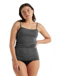 Dámské merino tílko ICEBREAKER Wmns Siren Cami, Gritstone Heather velikost: XL