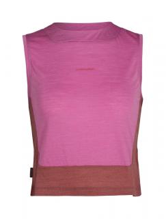 dámské merino tílko ICEBREAKER Wmns ZoneKnit Tank, Cosmic/Grape/Cb velikost: L