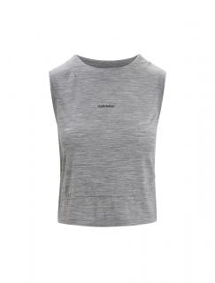 Dámské merino tílko ICEBREAKER Wmns ZoneKnit Tank, Metro Heather velikost: L