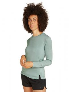 Dámské merino tričko s dlouhým rukávem ICEBREAKER Wmns 150 Ace LS Tee, Moss velikost: M