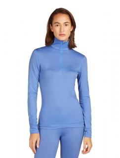 Dámské merino tričko s dlouhým rukávem ICEBREAKER Wmns 200 Oasis LS Half Zip, Baja velikost: M